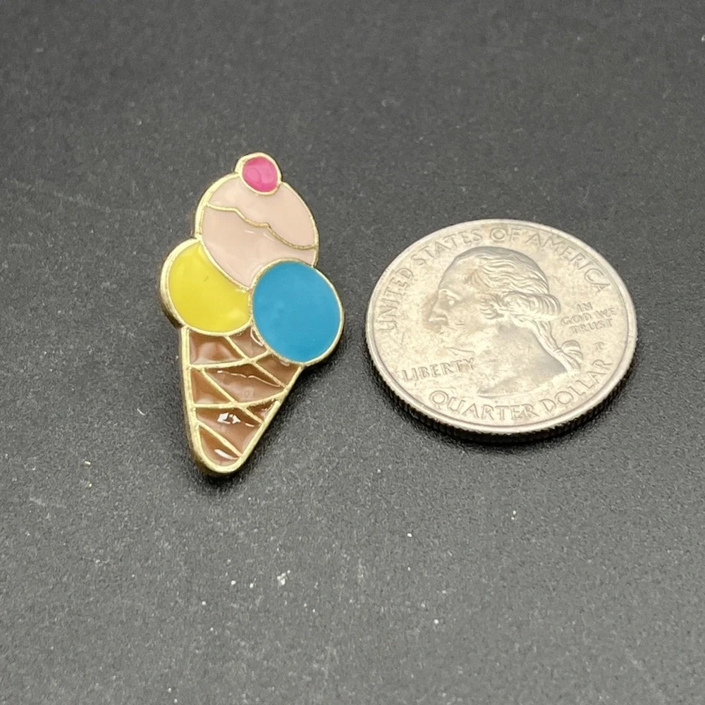 Cartoon Ice Cream‎ Cone Lapel Hat Pin